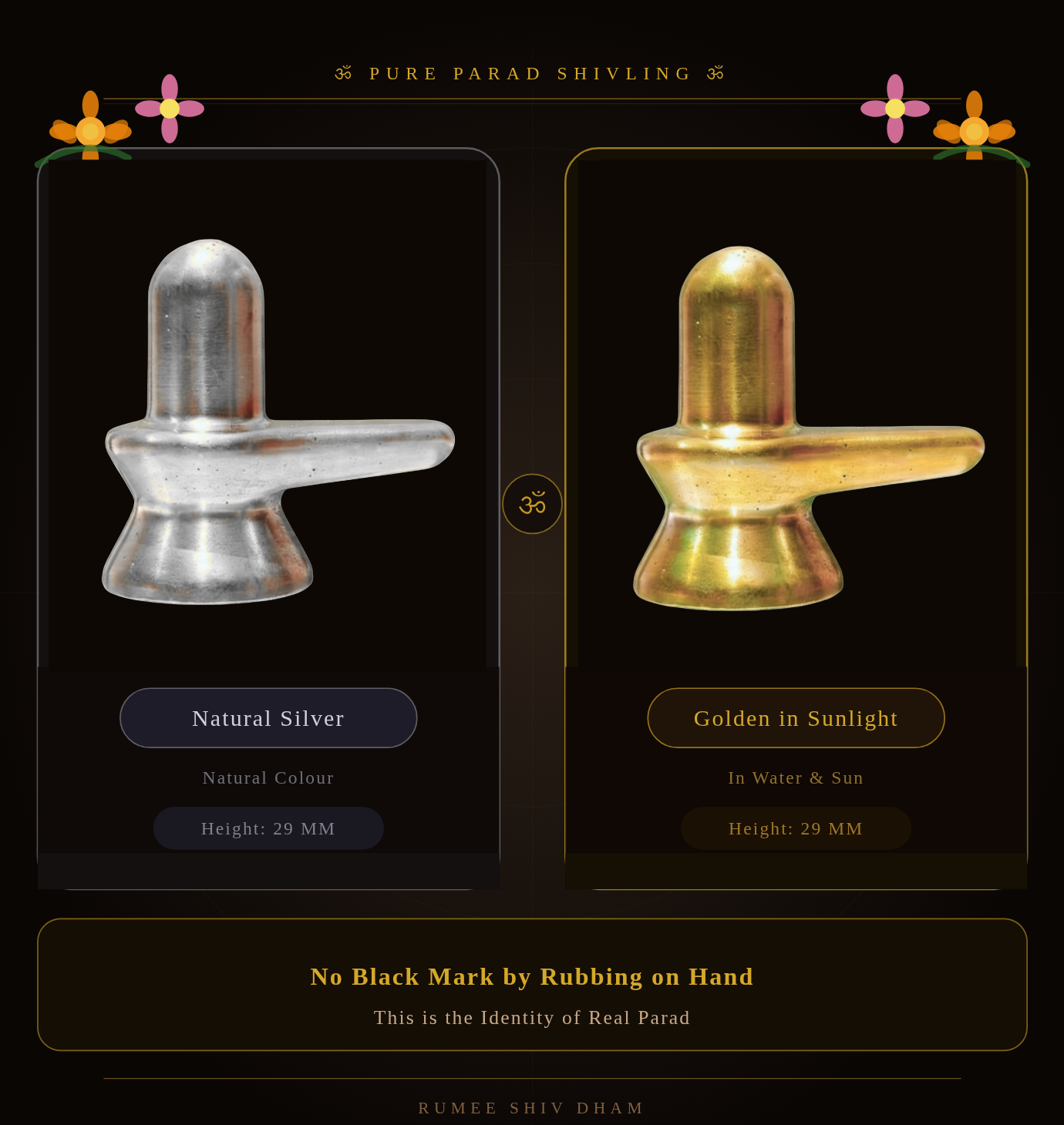 PARAD SHIVLING: 50 GRAMS